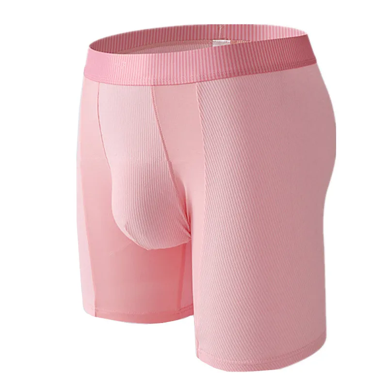 Herren Unterwäsche Boxershorts Homme Ropa Feste Eis Seide Mesh Höschen Mann Atmungsaktiv U Konvexen Beutel Unterhose Männlich Plus Größe M-XXL Image