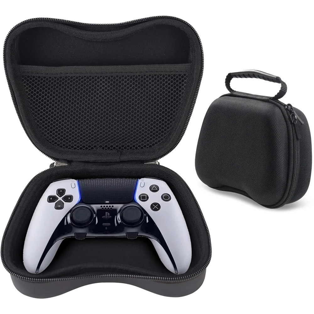 Hartschalen-Reisetasche für PS5/Xbox Series X/S/Switch-Controller – stoßfester EVA-Hartschalen-Trageschutz mit Zubehörfach Image