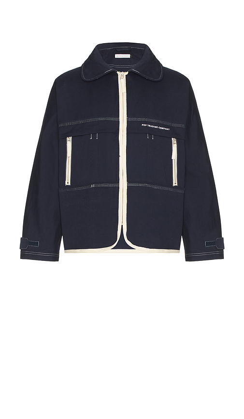 Pop Trading Company New City Jacket in Navy. - size S (also in L, M, XL/1X)