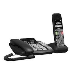 GIGASET Telefon schnurgeb Frsp. Disp. Dect Mobilteil+Ladeschale sw GIGASET DL 780 PLUS