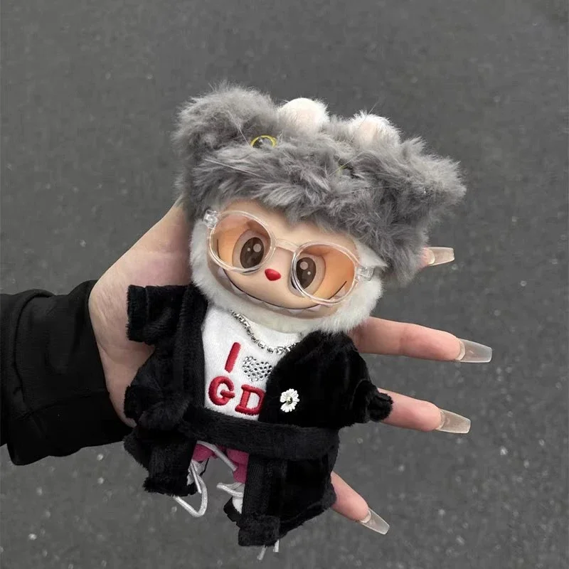 Geeignet für 17 cm Labubu V1 V2 V3 Kleidungsset Koreanisches Idol Konzert Puppenkleidungszubehör Spielzeug Fan Geschenke Image