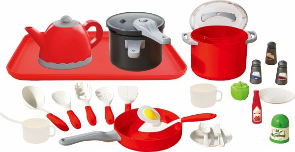 SpielMaus Küche Kochtopf Spiel-Set 28-teilig - VEDES Großhandel GmbH - Ware