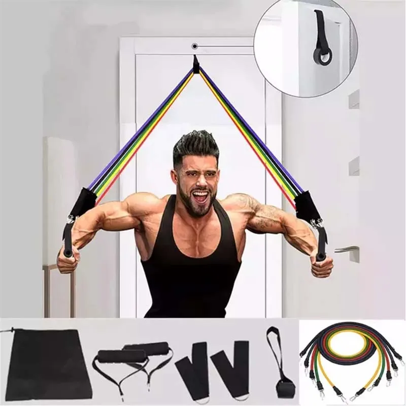 Bandes de résistance de musculation, corde élastique en caoutchouc pour Sport, accessoires de Sport, équipement Portable, bandes de 100LBS