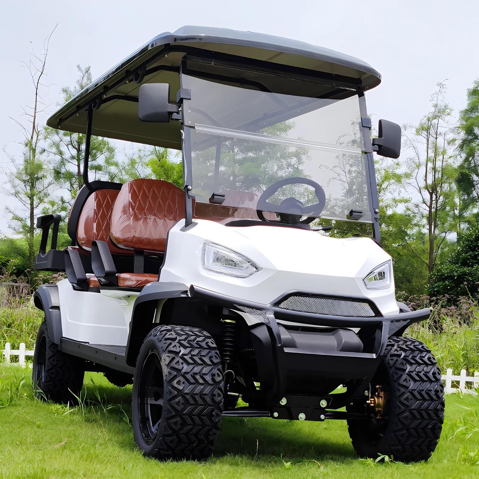 Elektrisches Vierrad-Fahrzeug, Golfwagen, elektrischer Strandbuggy, solarbetriebener Jagdbuggy, Bauernwagen, Jagdwagen, Fabrik Image