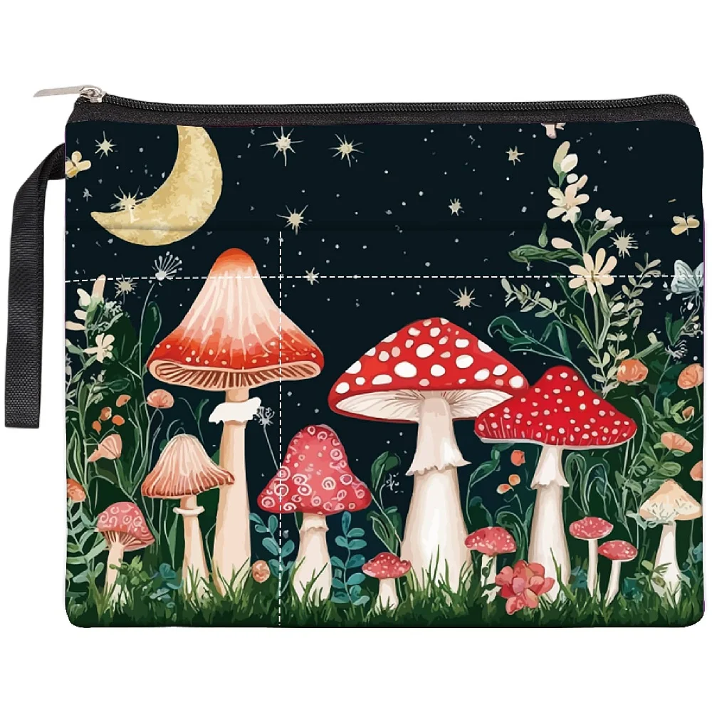 1 Stück Polyester-Buchcover, Notizbuchhüllen, rechteckig, Pilz, 290 x 240 mm Image