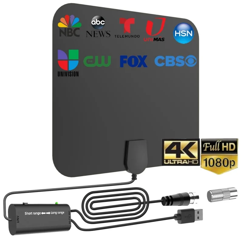 2025, verbesserte HD-Digital-TV-Antenne, unterstützt 4K 1080P TV für den Innen- und Außenbereich – geeignet für Smart-TVs Image