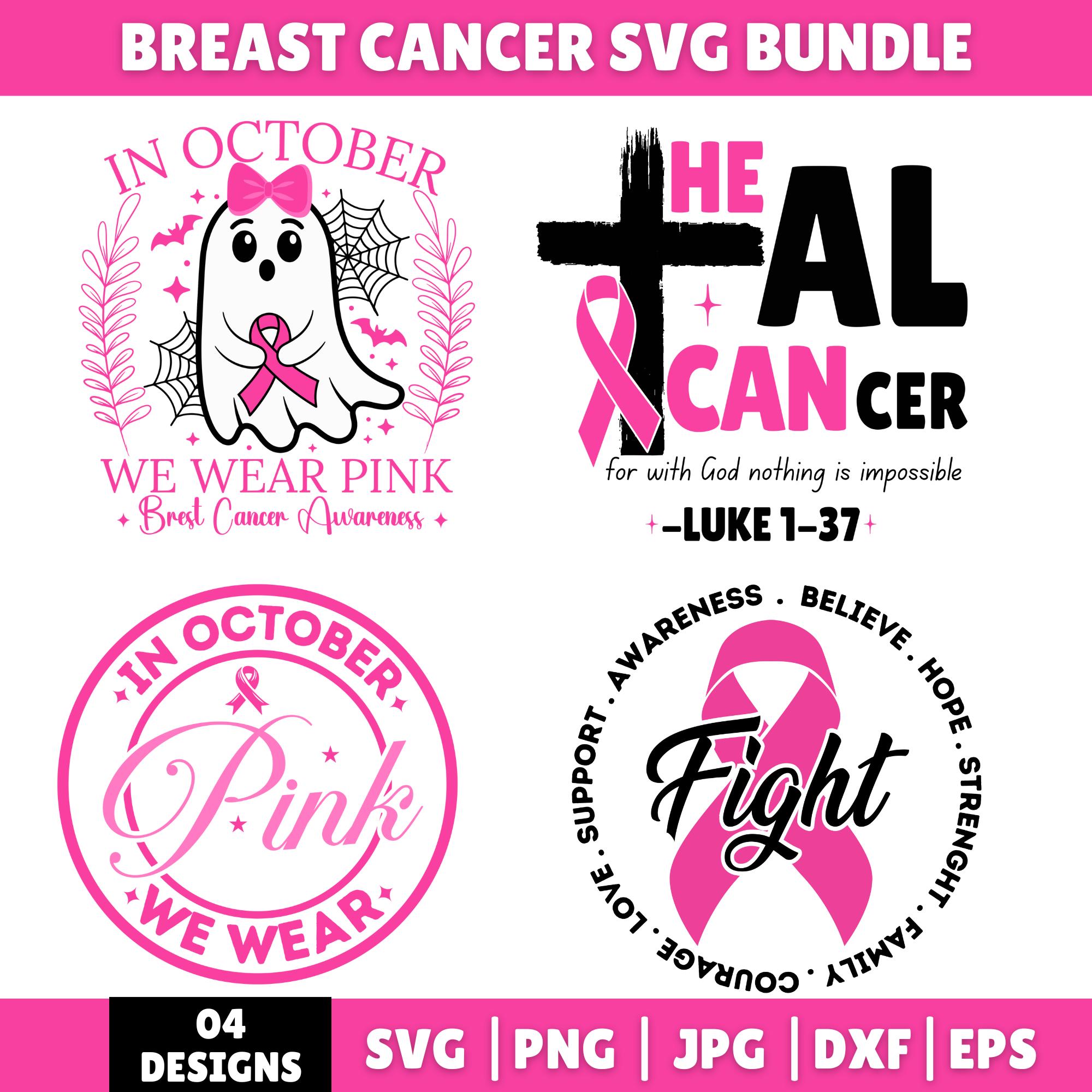 Consapevolezza del cancro in formato SVG, Pacchetto di SVG sul cancro al seno, Cancro in formato SVG, Nastro del cancro in formato SVG, Maglietta cont