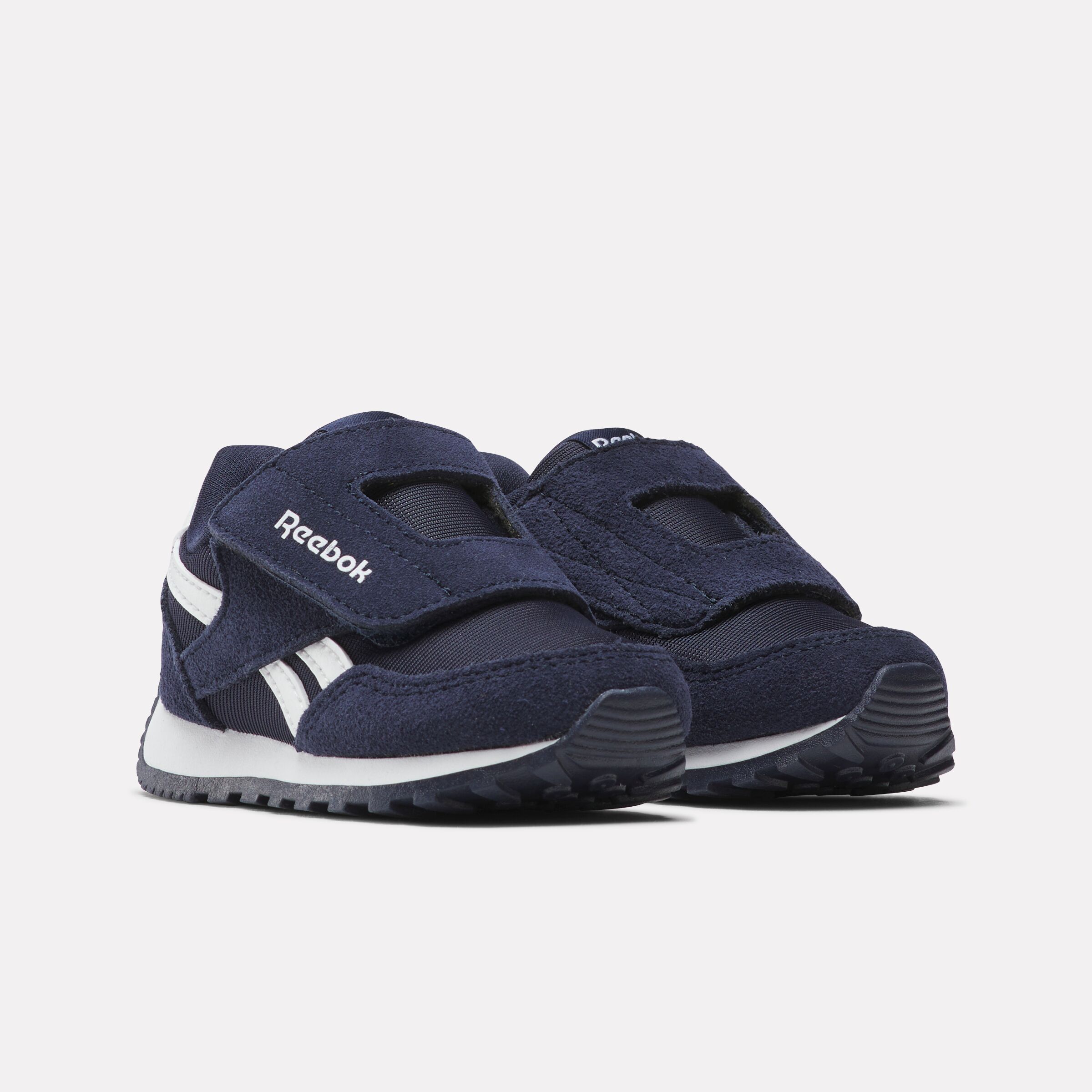 Sneaker REEBOK CLASSIC "REEBOK GLIDE LOW HOOK & LOOP", Mädchen, Gr. 24, vectornavy, vectornavy, weiß, Leder, Synthetik, Textil, Schuhe Sneaker