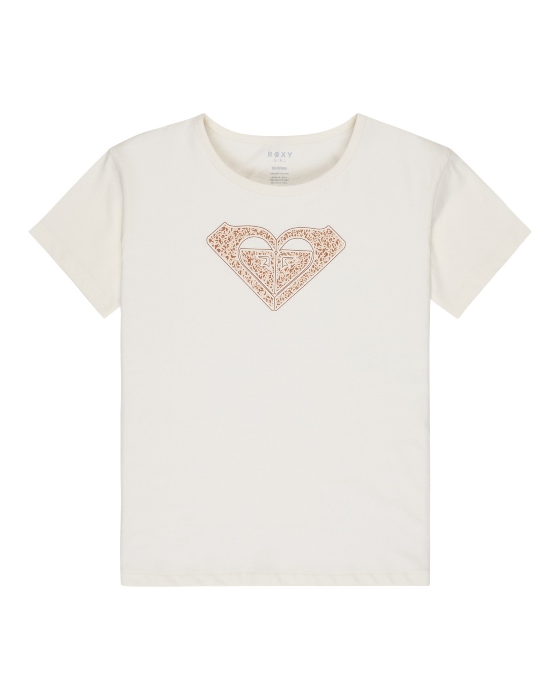 T-Shirt ROXY "Night", Kinder, Gr. 6(115-120cm), egret heart, 100% Baumwolle, Shirts Image