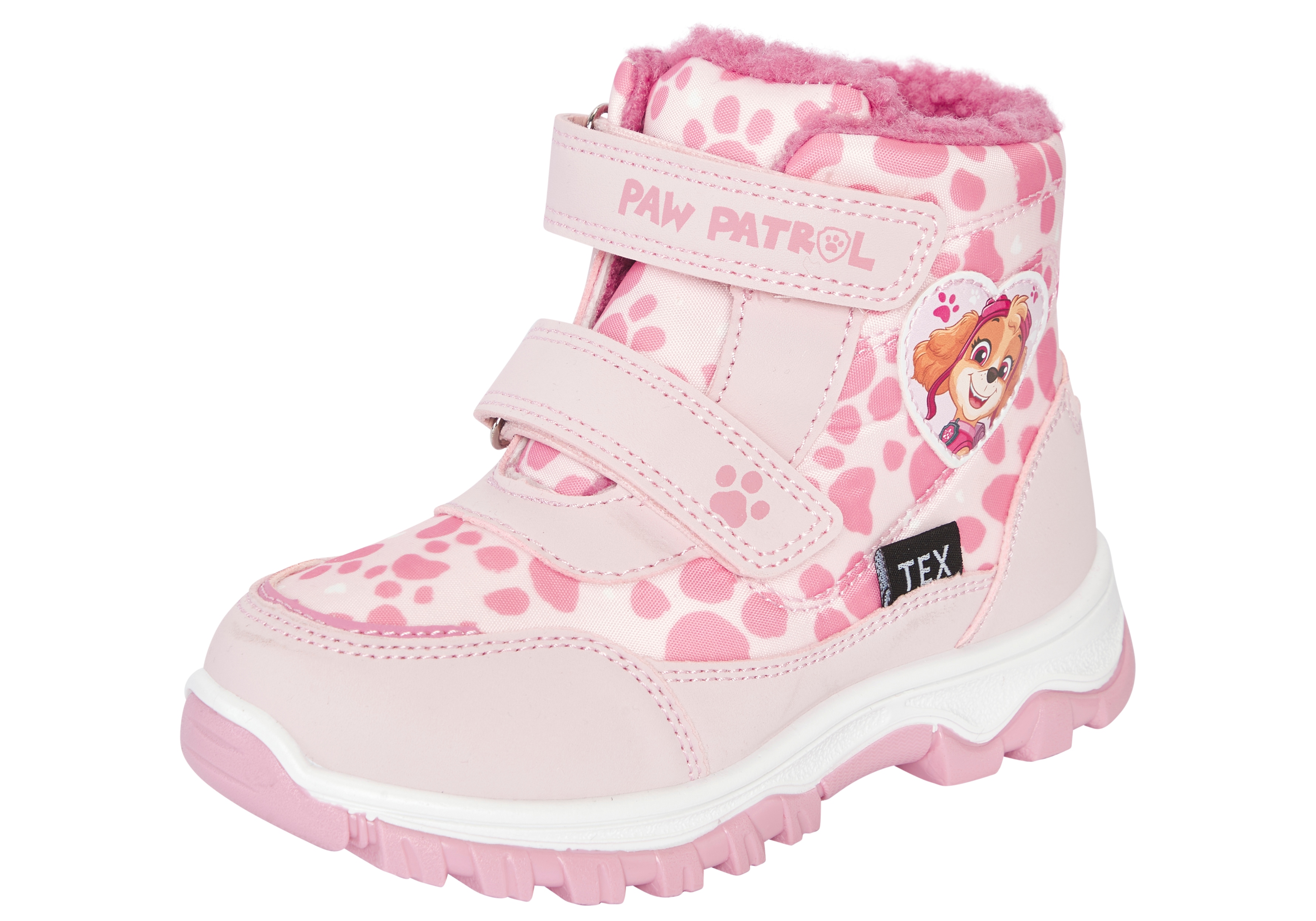Winterboots DISNEY "PAW PATROL", Jungen, Gr. 33, pink, Synthetik, Textil, Schuhe Winterboots, Winterschuhe, Winterstiefel, Snowboots, wasserdicht & gefüttert