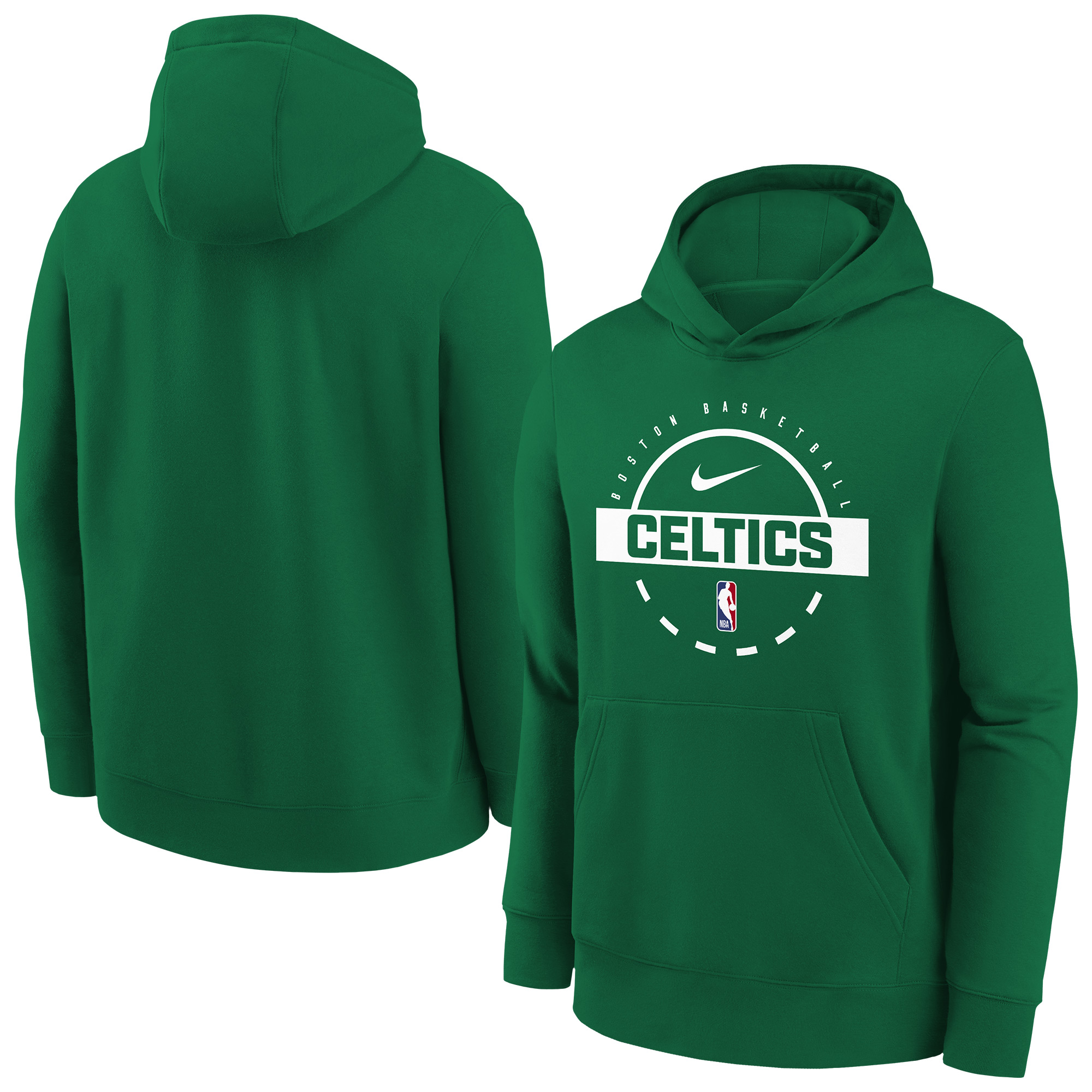 Boston Celtics Nike Club Fleece Trainings-Hoodie – Jugendliche Image