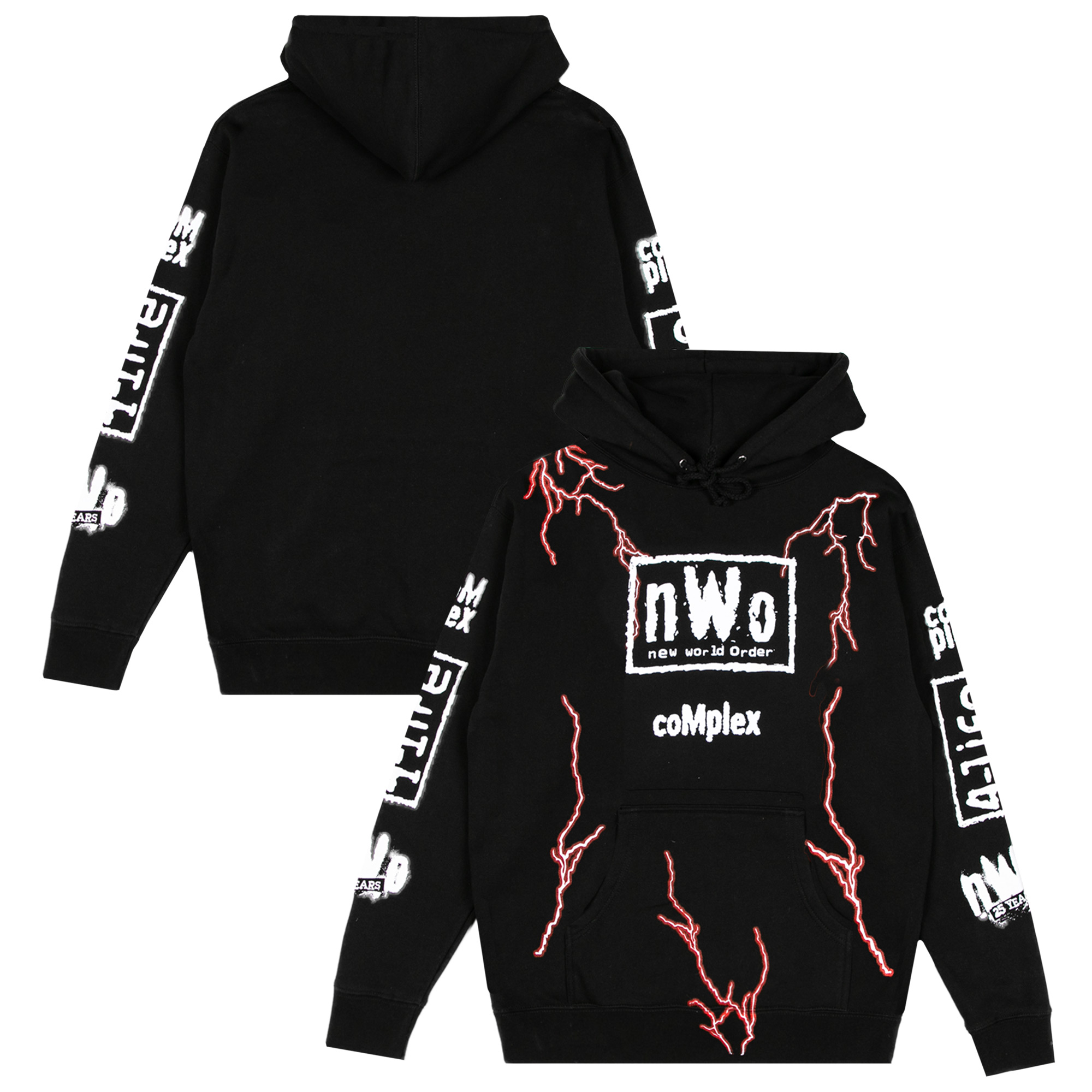 WWE x Complex nWo 25 Years Hoodie - Schwarz - Herren Image