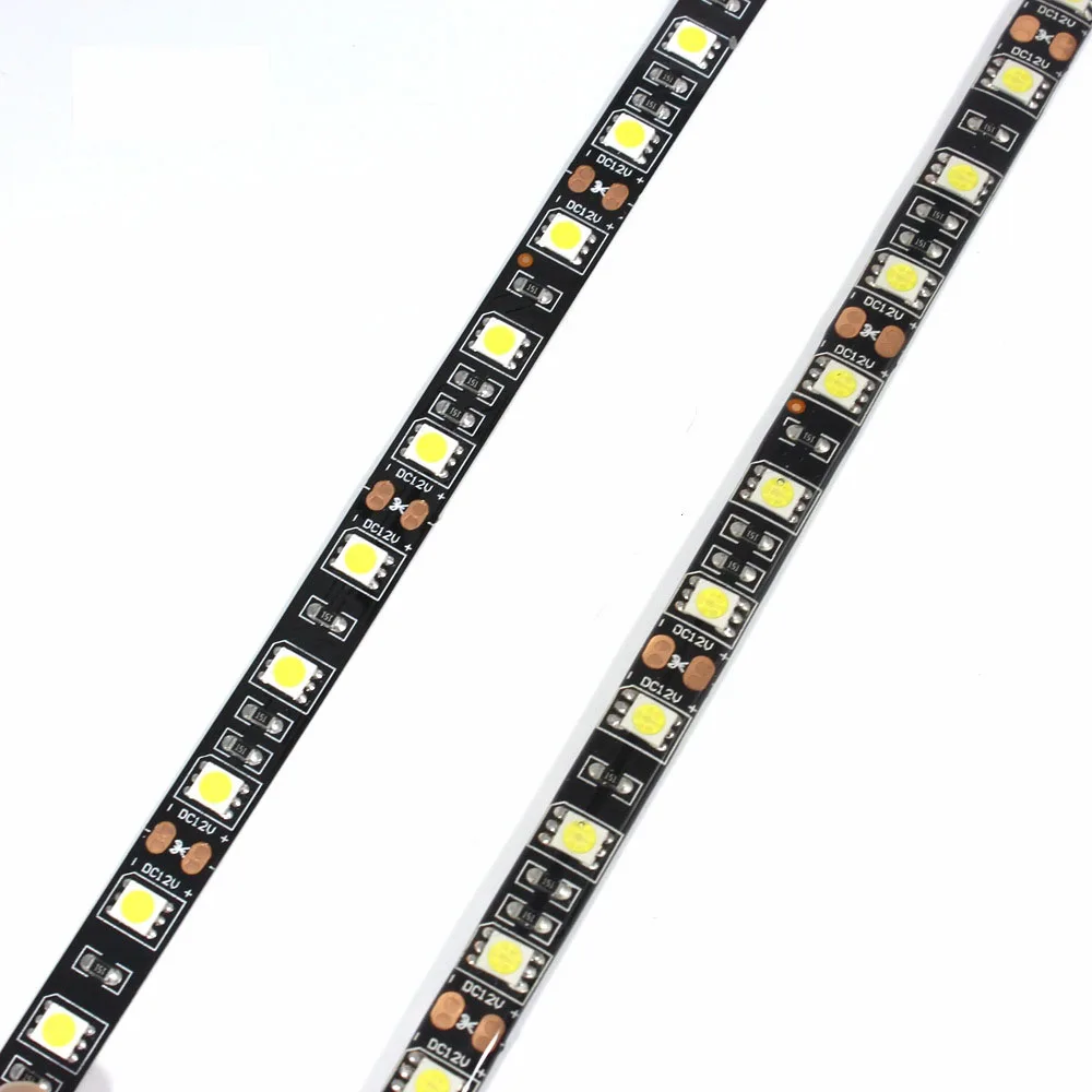 10 Stück 12 V, 10 cm, 15 cm, 20 cm, 25 cm, 30 cm, 35 cm, 50 cm, 1 m, 5 m, flexibles LED-Streifen, weiches Klebeband, wasserdicht, IP65, IP30, Gelb, Rot, Grün, Blau, Rosa