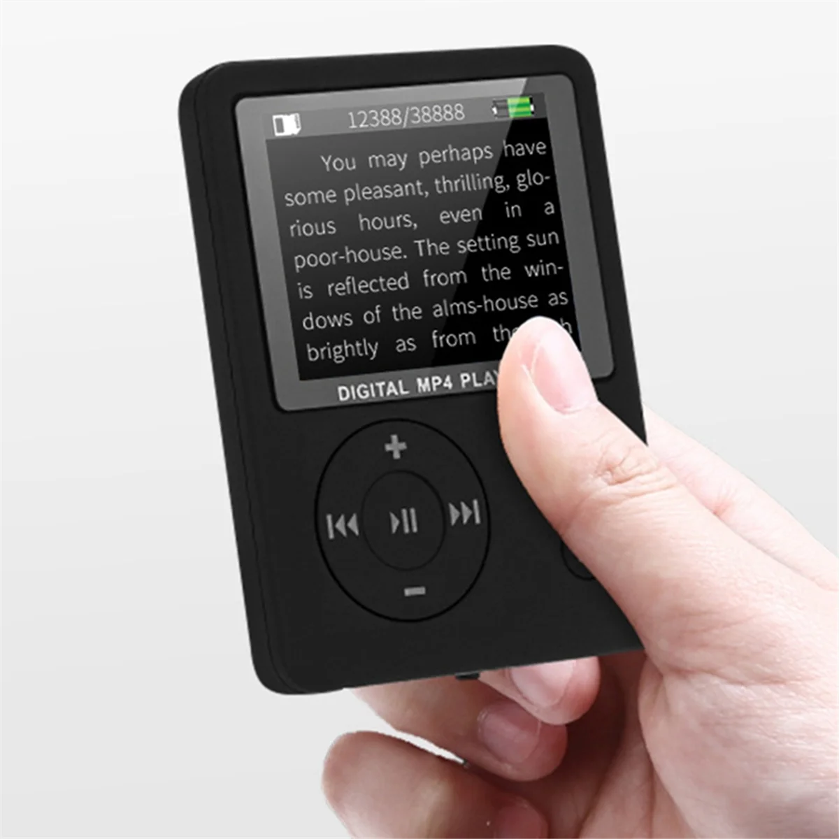 Mini-MP3/MP4-Player, Bluetooth-Digitalanzeige mit Speicher, TF-Karten, Radio, eingebauter Lautsprecher, Musik-Player Image