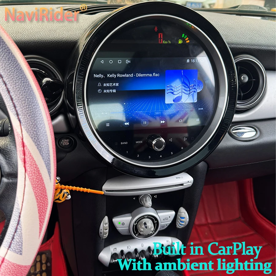 256GB Drahtlose CarPlay Android Auto Für BMW Mini Cooper R55 R56 R57 R58 R59 2007-2010Countryman R60 R61 2011-2014 Auto Radio Gps Image