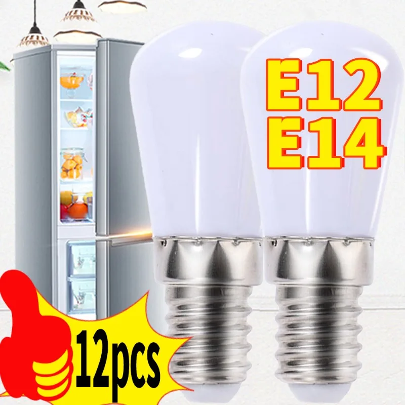 E14 E12 220V LED Glühbirnen Kühlschrank Lampe Mini Nachtlicht Kühlschrank Schrank Display Lampen Kalt/Warm LED strahler Wohnkultur