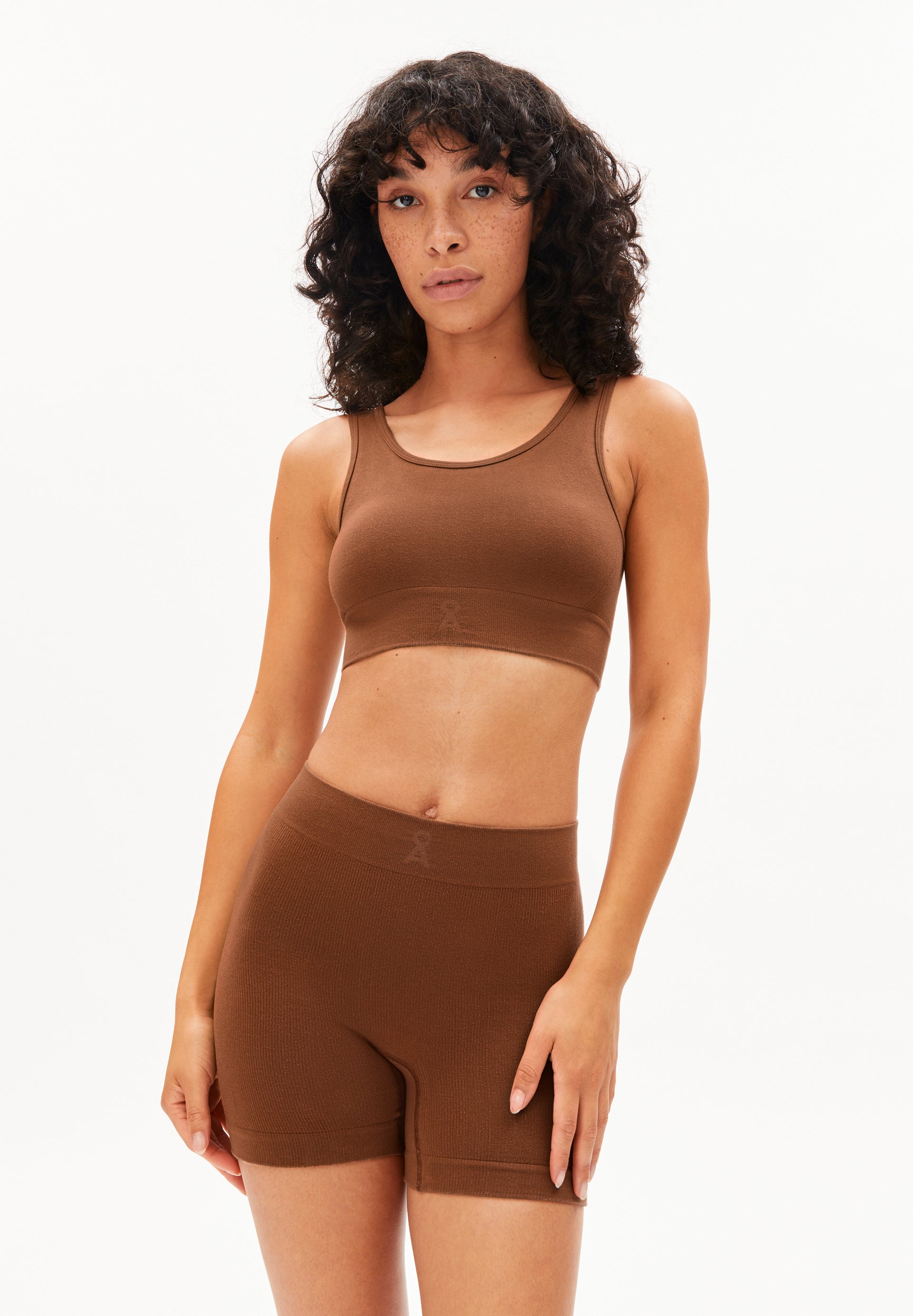 BRAA SEAMAALA | Bralette aus TENCEL™ Lyocell Mix - braun (M) Image