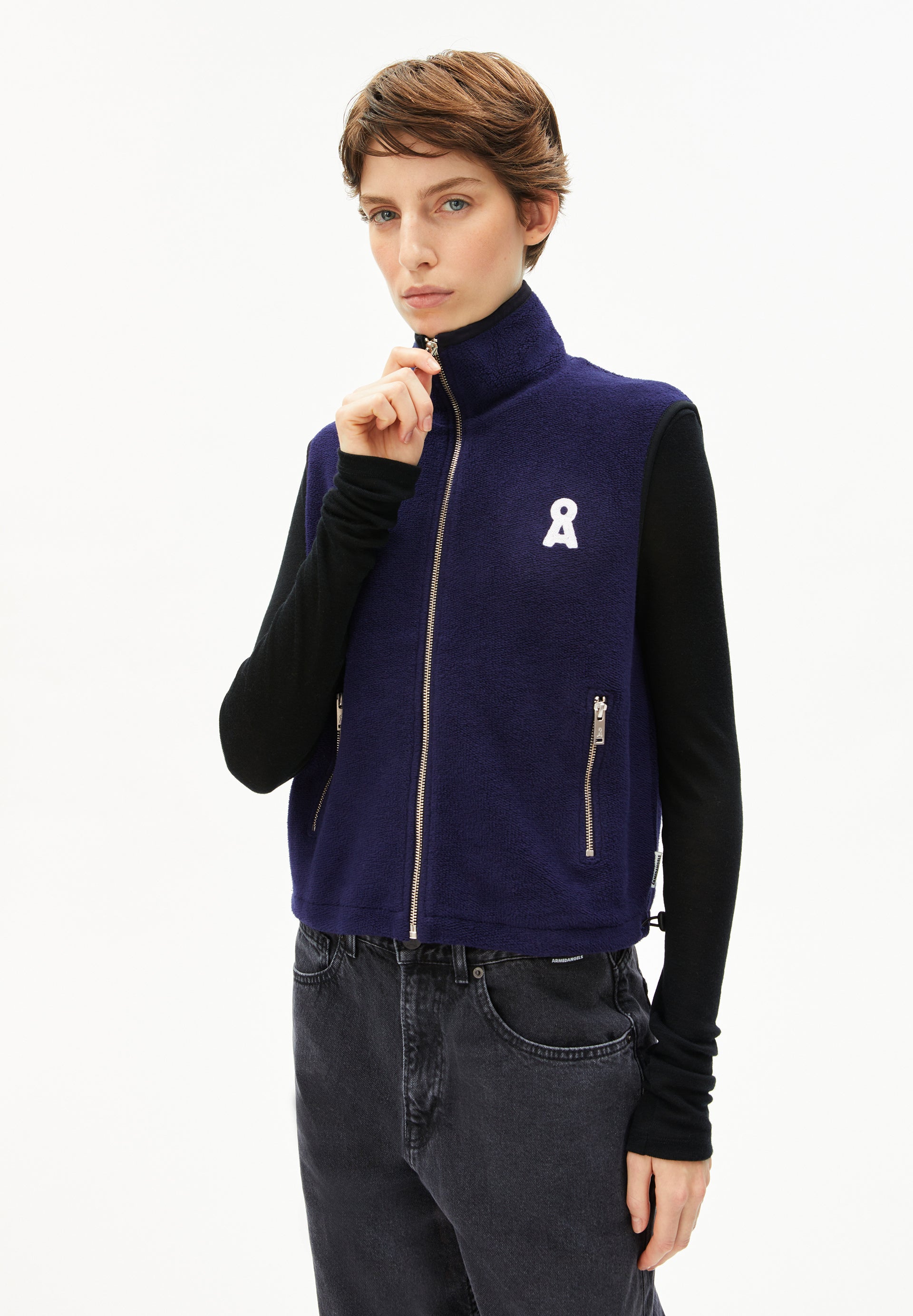 ICONIC Å KARLENAA | Jacket aus Bio-Baumwolle - blau (M) Image