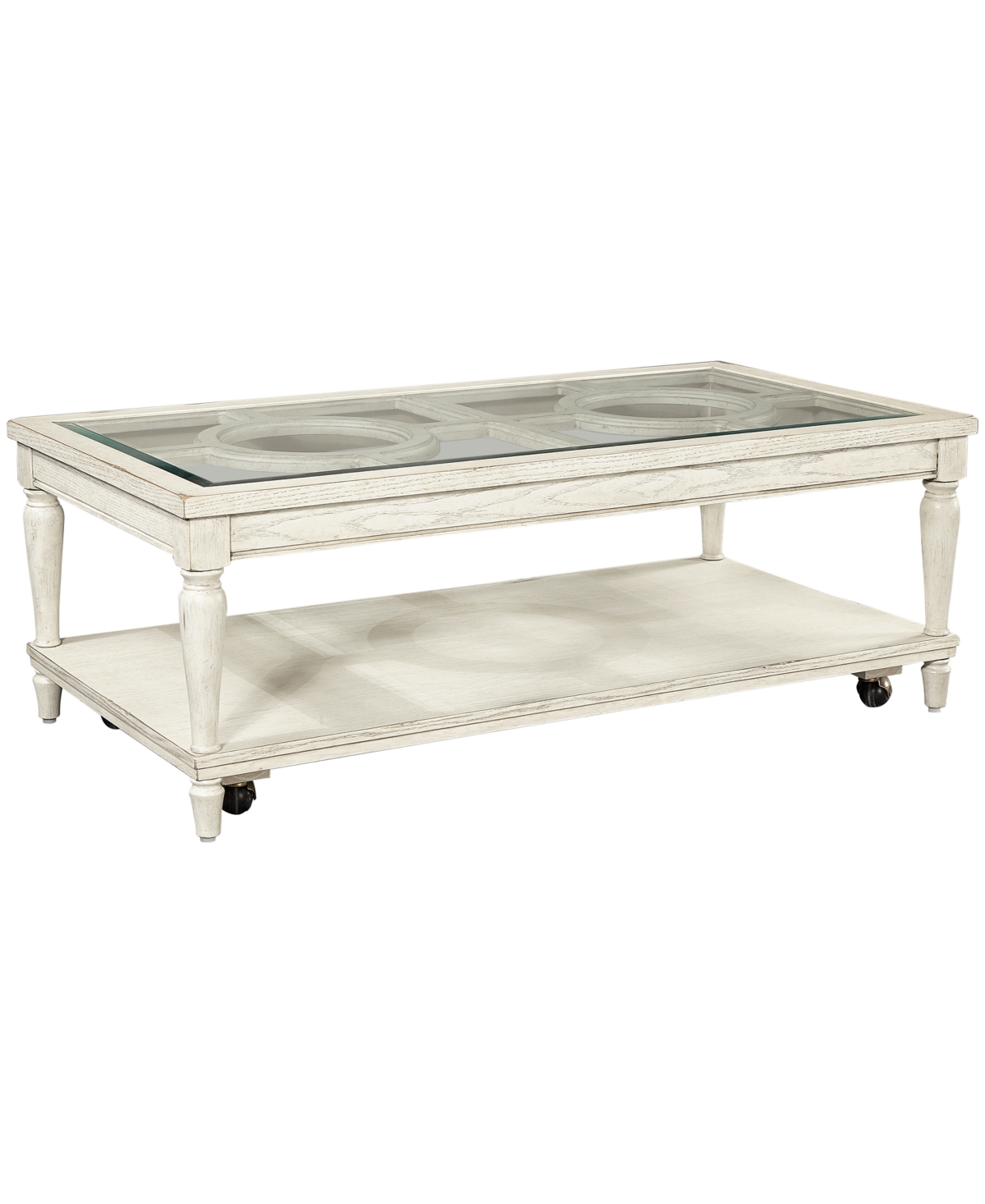 Macy's Closeout! Radius Cocktail Table - Alabaster