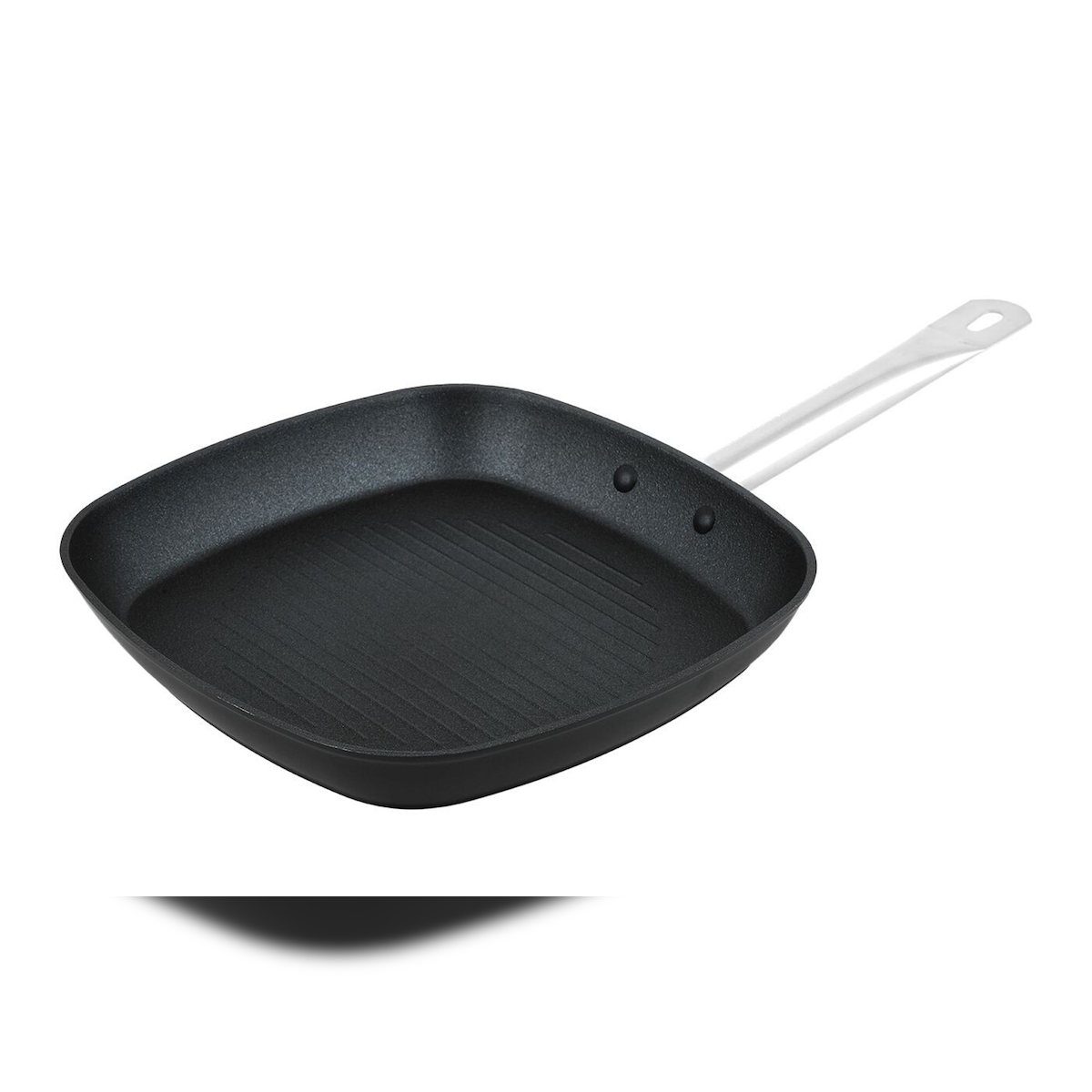 CS KOCHSYSTEME, STELLARIS Ø 28 x 28 x 4cm Schmiedeguss-Aluminium-Grillpfanne Image