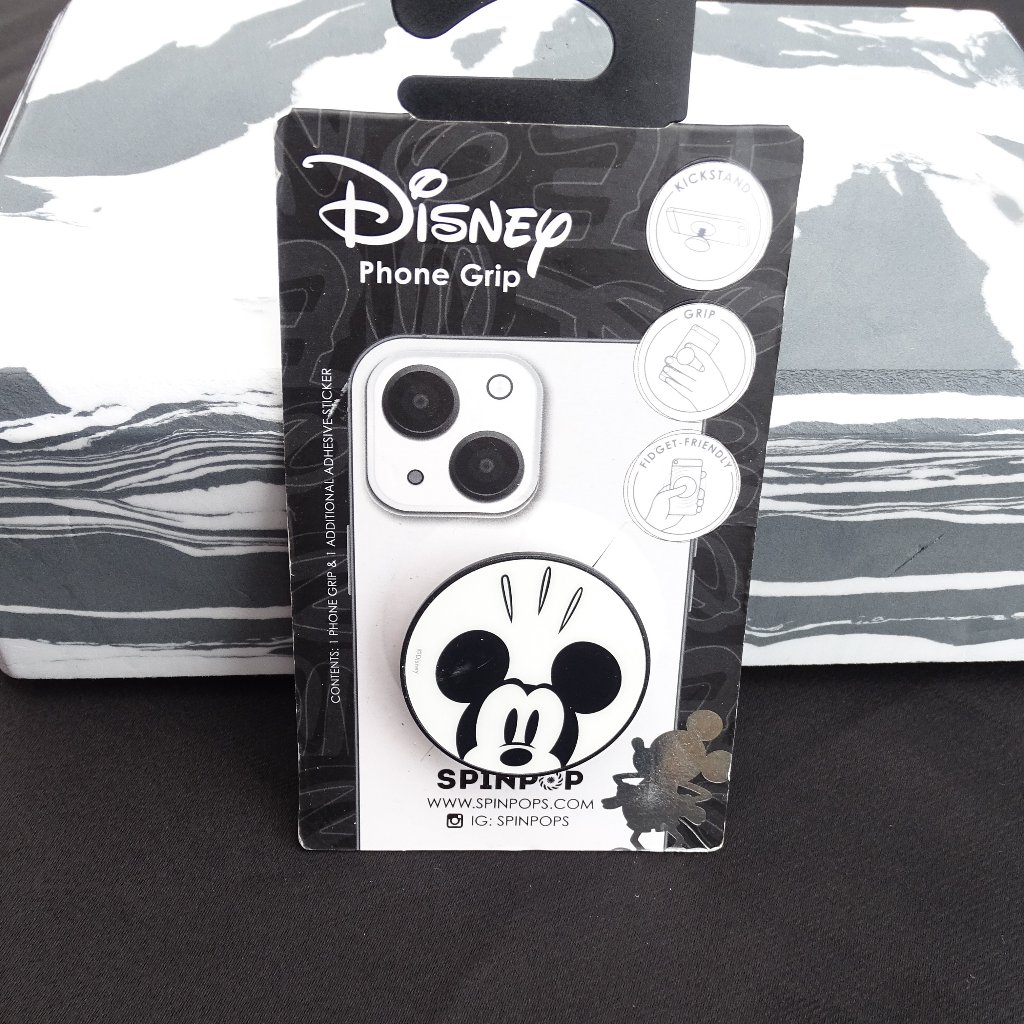 Disney Cell Phones & Accessories | Disney Phone Grip New | Color: Black/White | Size: Os