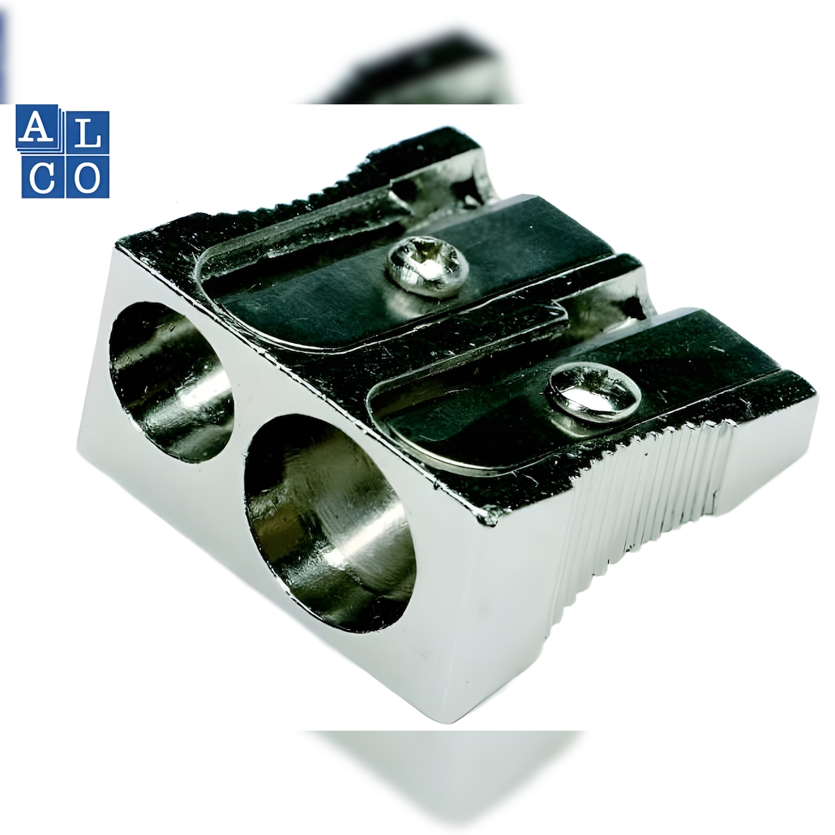 Bleistiftspitzer, Metall, doppelt, für Stifte Ø 8 mm & 11 mm Image