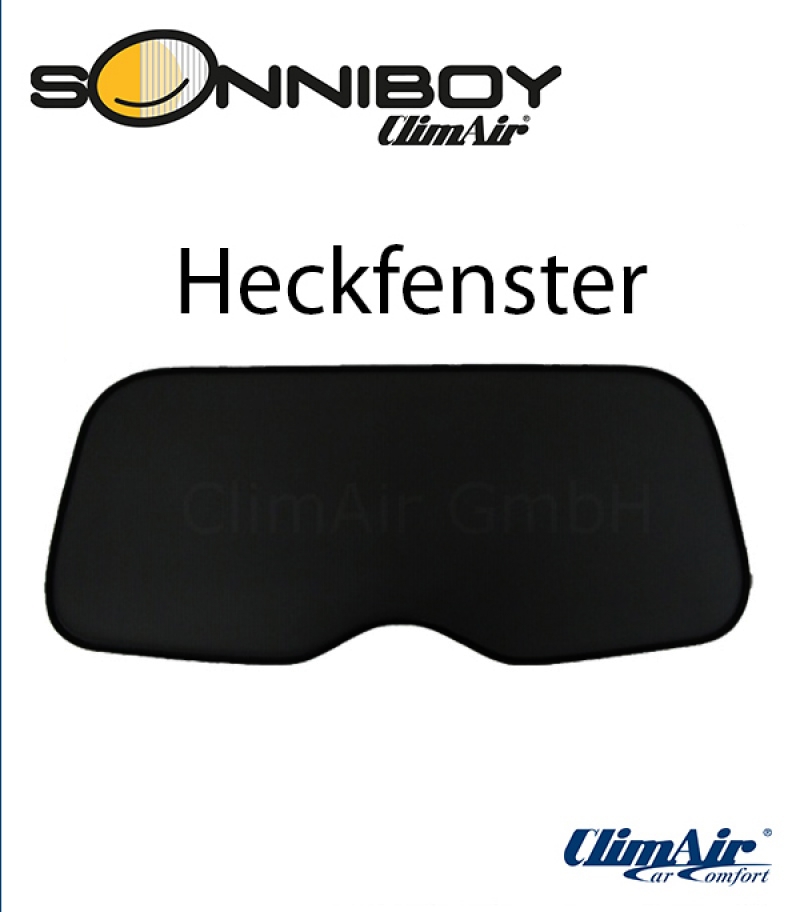 ClimAir Sonniboy Heckfenster CLI0078408C Sonnenblende Seitlicher Anbau schwarz für FORD Image