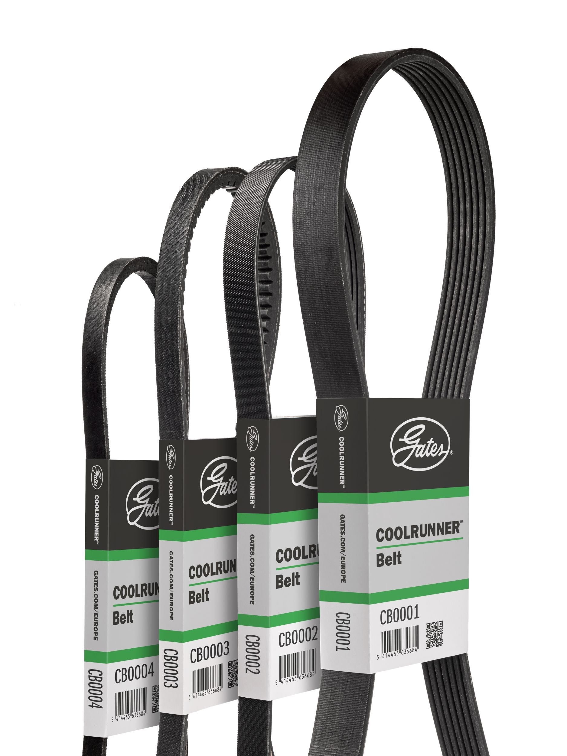 GATES Keilrippenriemen Coolrunner™ Universal schwarz CB0043 Image