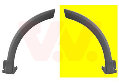 VAN WEZEL Verbreiterung, Kotflügel hinten rechts für OPEL 172902 0172902 13113540 3779528 Image