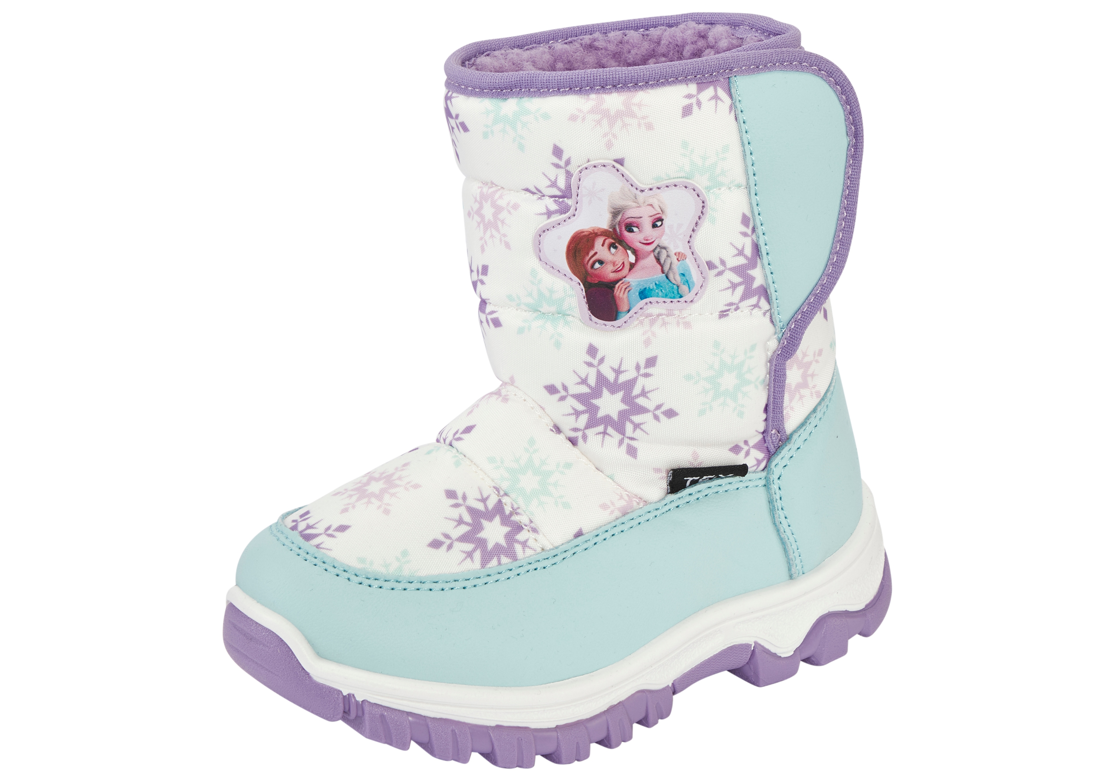 Winterboots DISNEY "FROZEN", Jungen, Gr. 28, lila, Synthetik, Textil, Schuhe Winterboots, Winterschuhe, Winterstiefel, Snowboots, wasserdicht & gefüttert