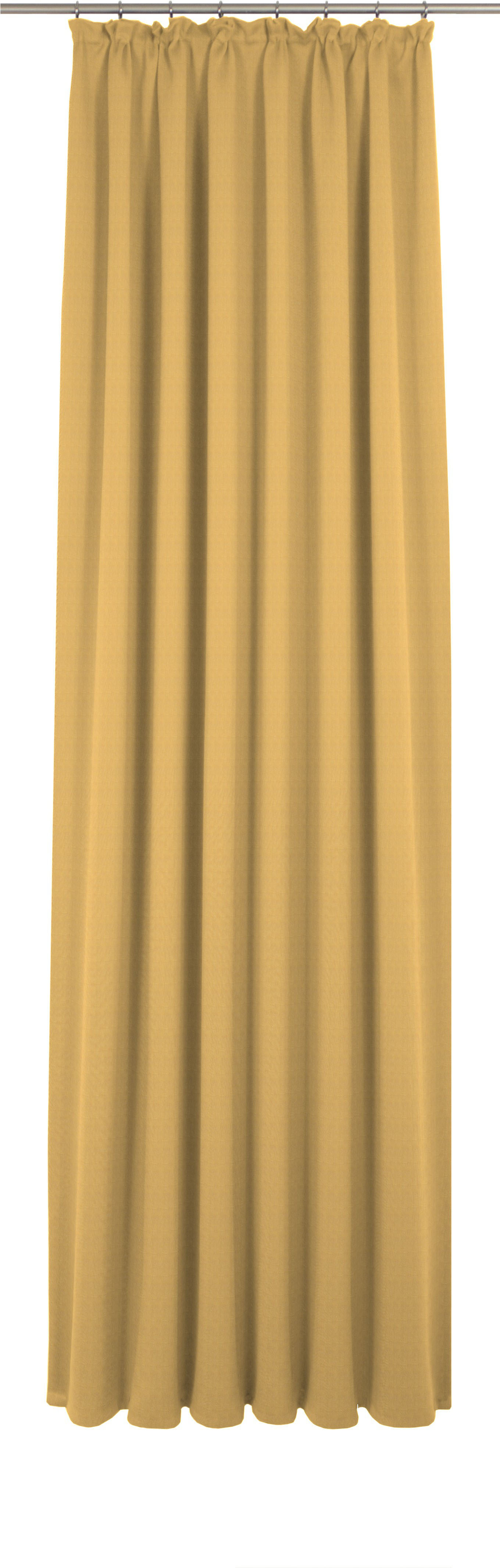 Vorhang ADAM "Uni Collection", gelb, B:142cm H:325cm, Baumwolle (Bio-Baumwolle), Gardinen, aus 100% Bio-Baumwolle Image