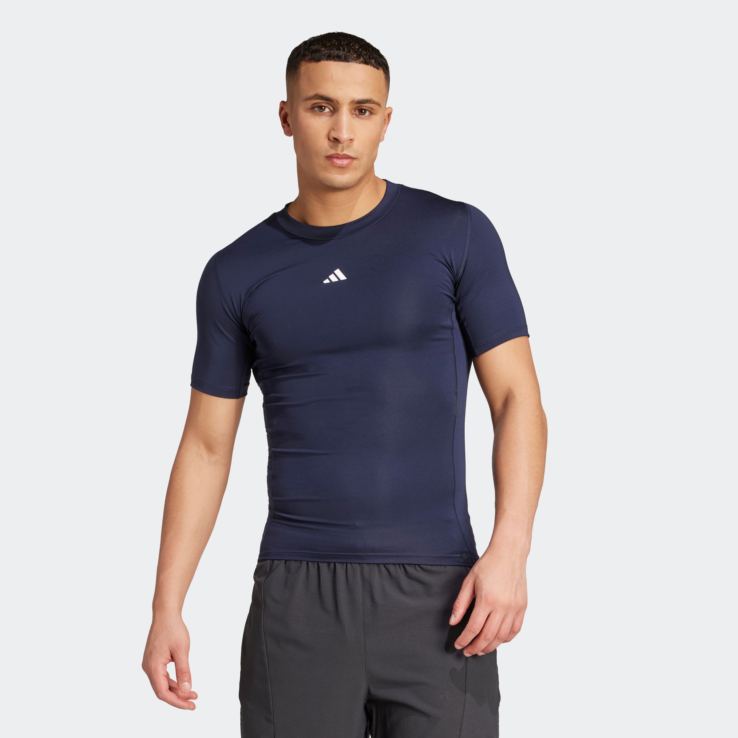 T-Shirt ADIDAS PERFORMANCE "TF TEE", Herren, Gr. XL, legend ink, Obermaterial: 83% Polyester, 17% Elasthan, Shirts Image