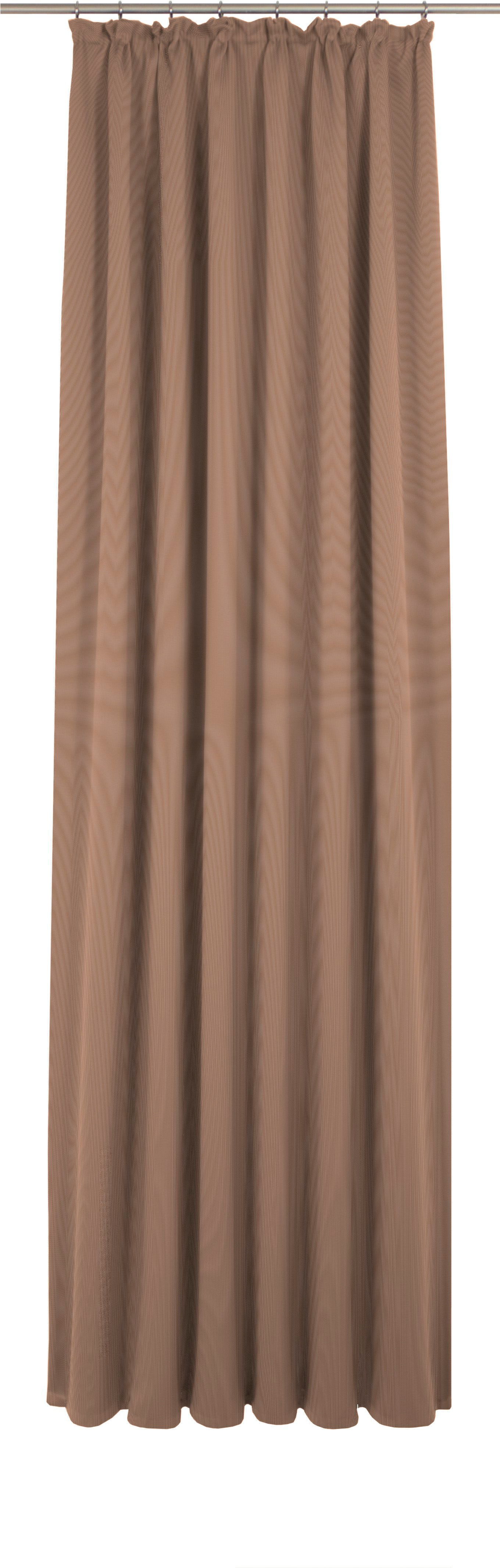 Vorhang ADAM "Uni Collection", braun, B:142cm H:155cm, Baumwolle (Bio-Baumwolle), Gardinen, aus 100% Bio-Baumwolle Image