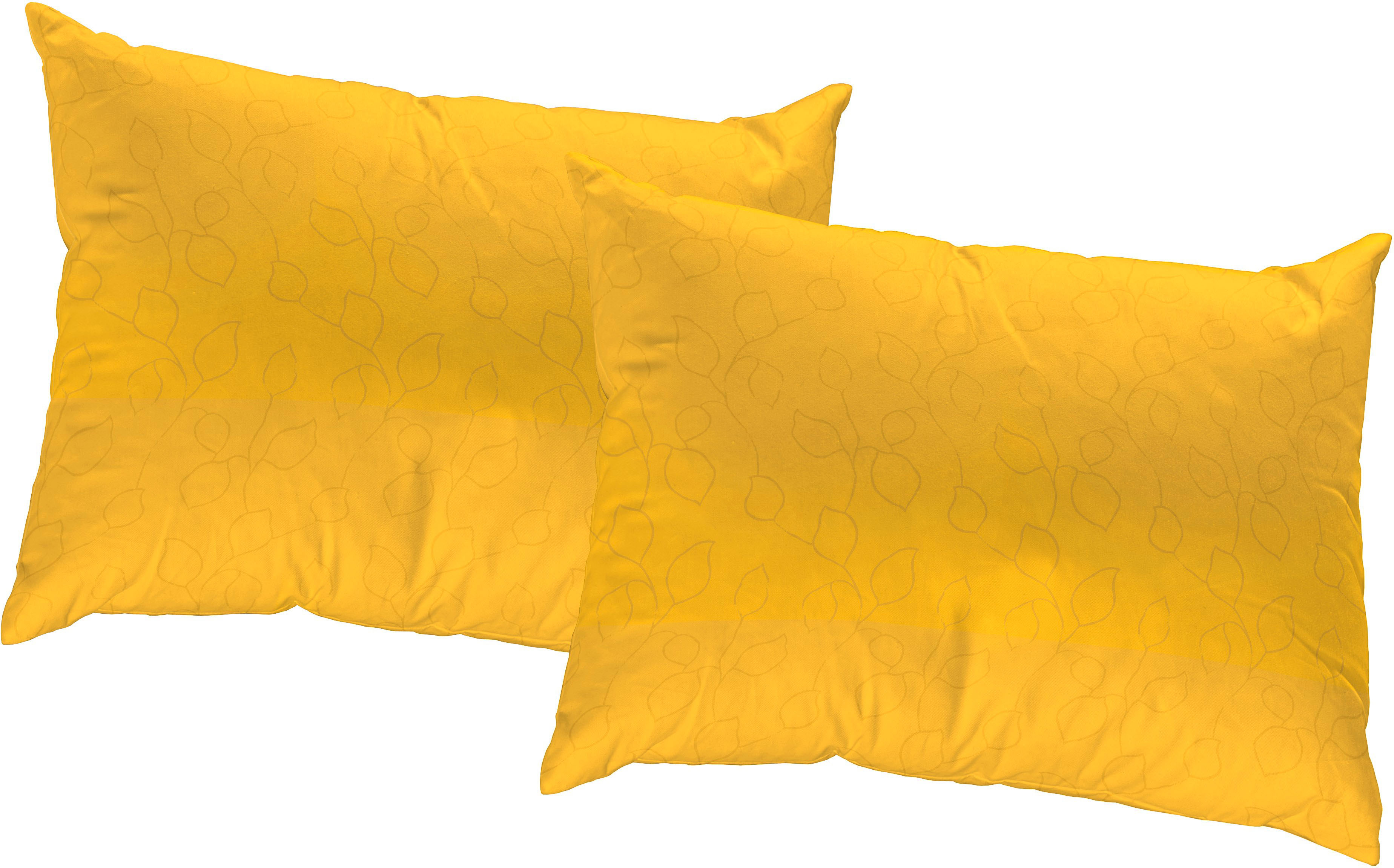 Kissenhülle WIRTH "Westport" Gr. 3, gelb, B:40cm L:60cm, Polyester, Obermaterial: 100% Polyester, Kissenbezüge Image
