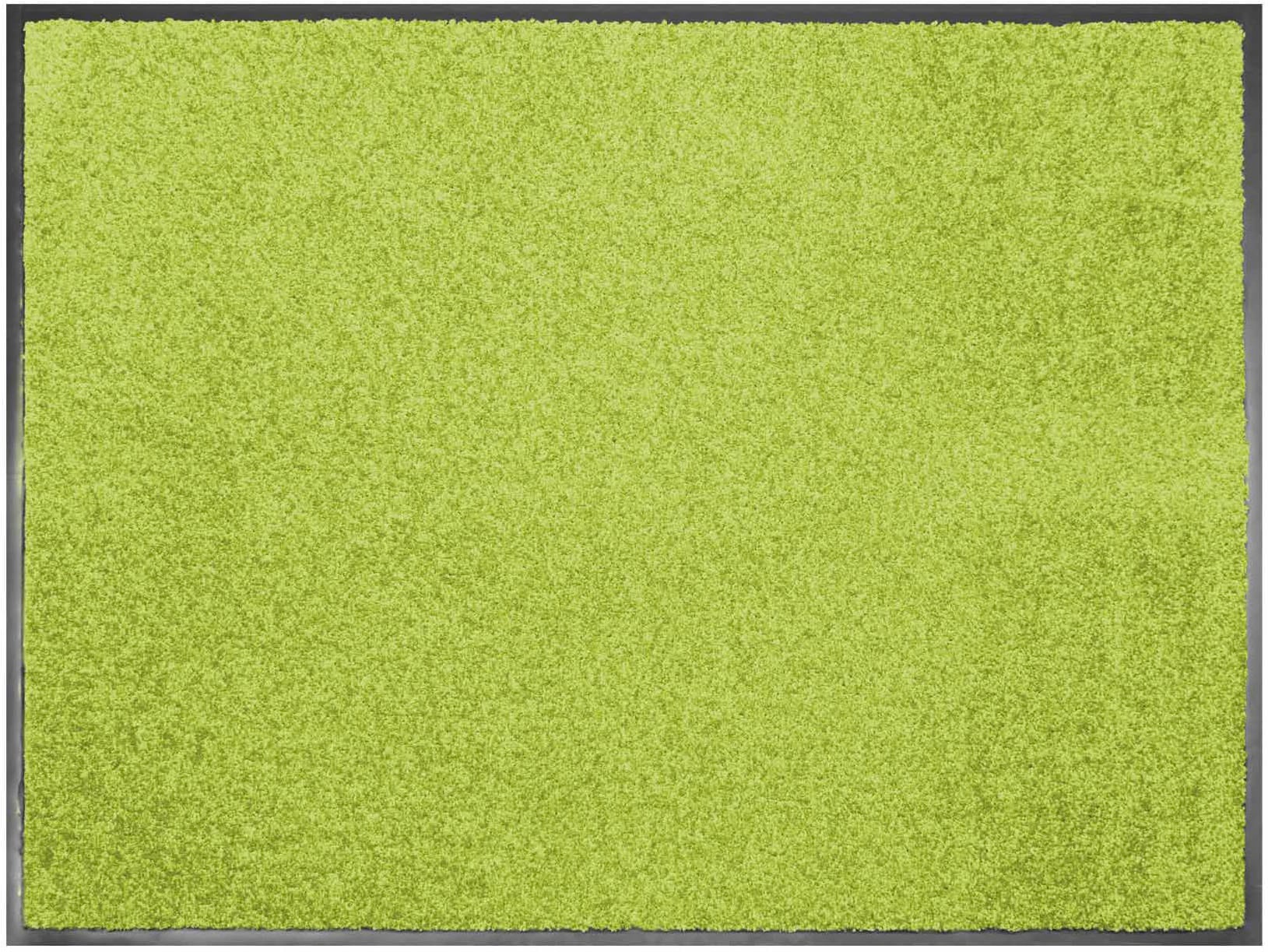 Fußmatte "CLEAN, Made in Belgium", grün, B:60cm H:8,5mm L:90cm, Polyamid, PRIMAFLOR-IDEEN IN TEXTIL, Teppiche, Schmutzfangläufer, Schmutzfangmatte, große Farbauswahl, waschbar Image