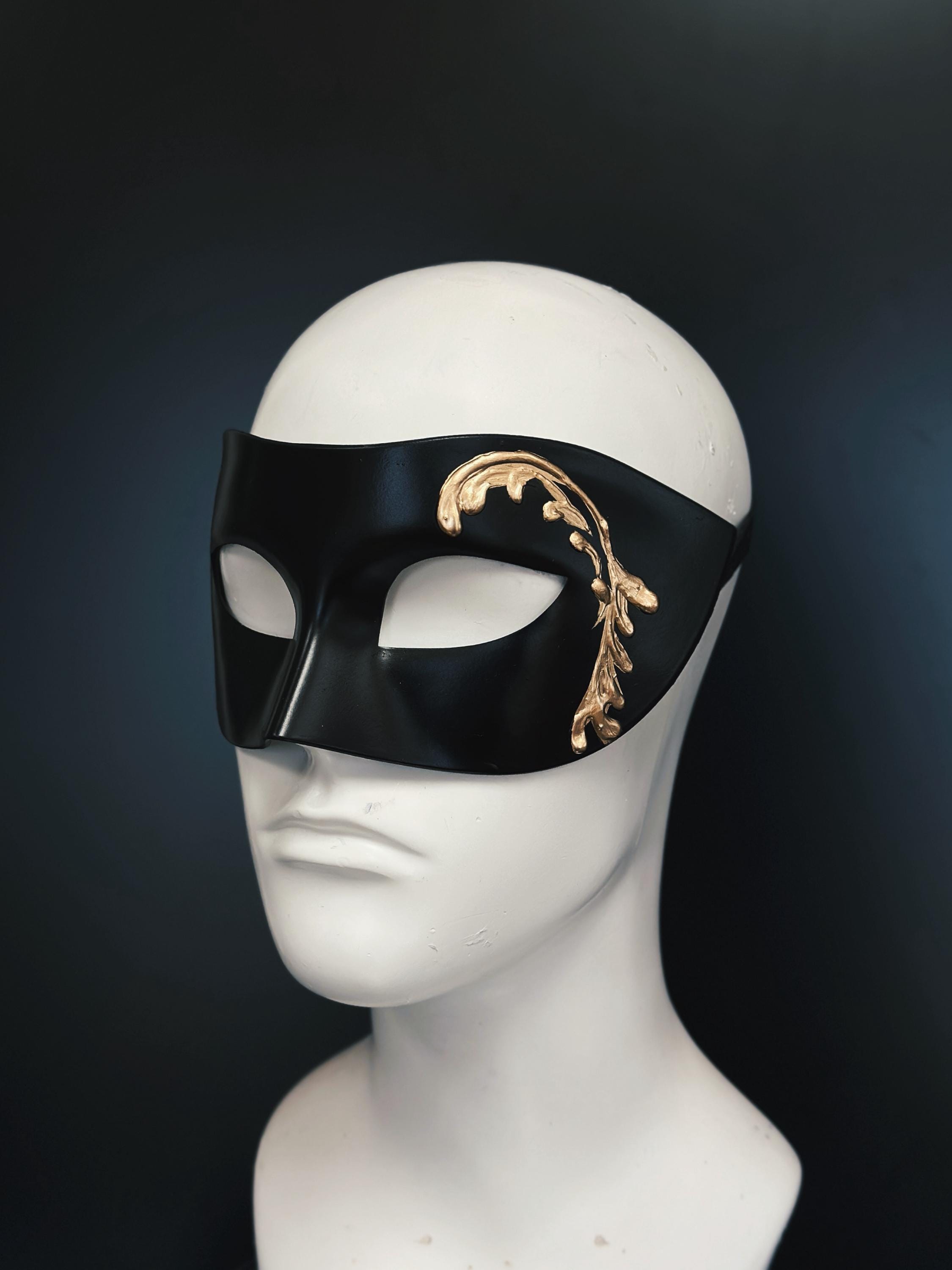 Herren Maskerade Maske Handbemalte Maske Gold Maskerade Masken Venezianische Ball Maske Herren Goldmaske Masquerade Party Maske Abschlussball Maske Br