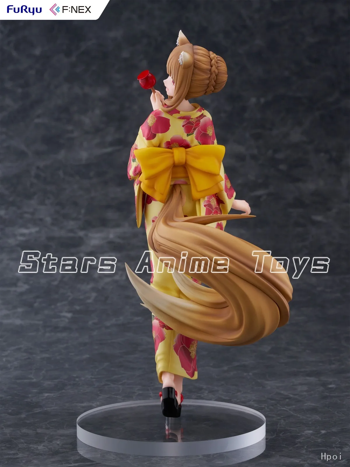 Original F: NEX Wolf and Spice Merchant Meets The Wise Wolf Holo Bademantel, handgefertigte Cartoon-Modellsammlung im Maßstab 1:7