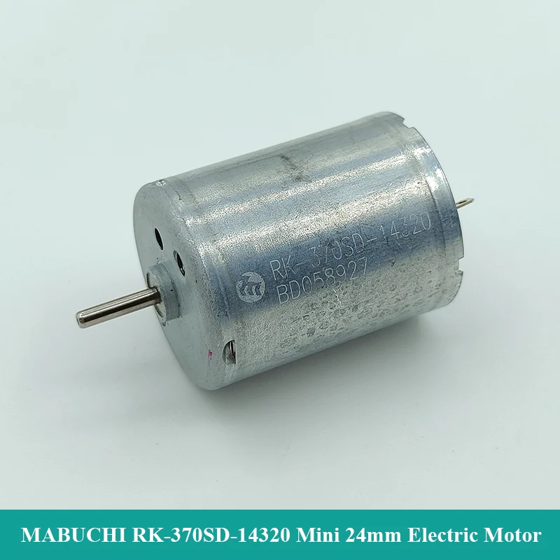 Mabuchi RK-370SD-14320 Mini 370 Motor DC 6V 12V 18V 24V 11000RPM High Speed Large Torque Micro 24mm Electric Motor DIY Hobby Toy