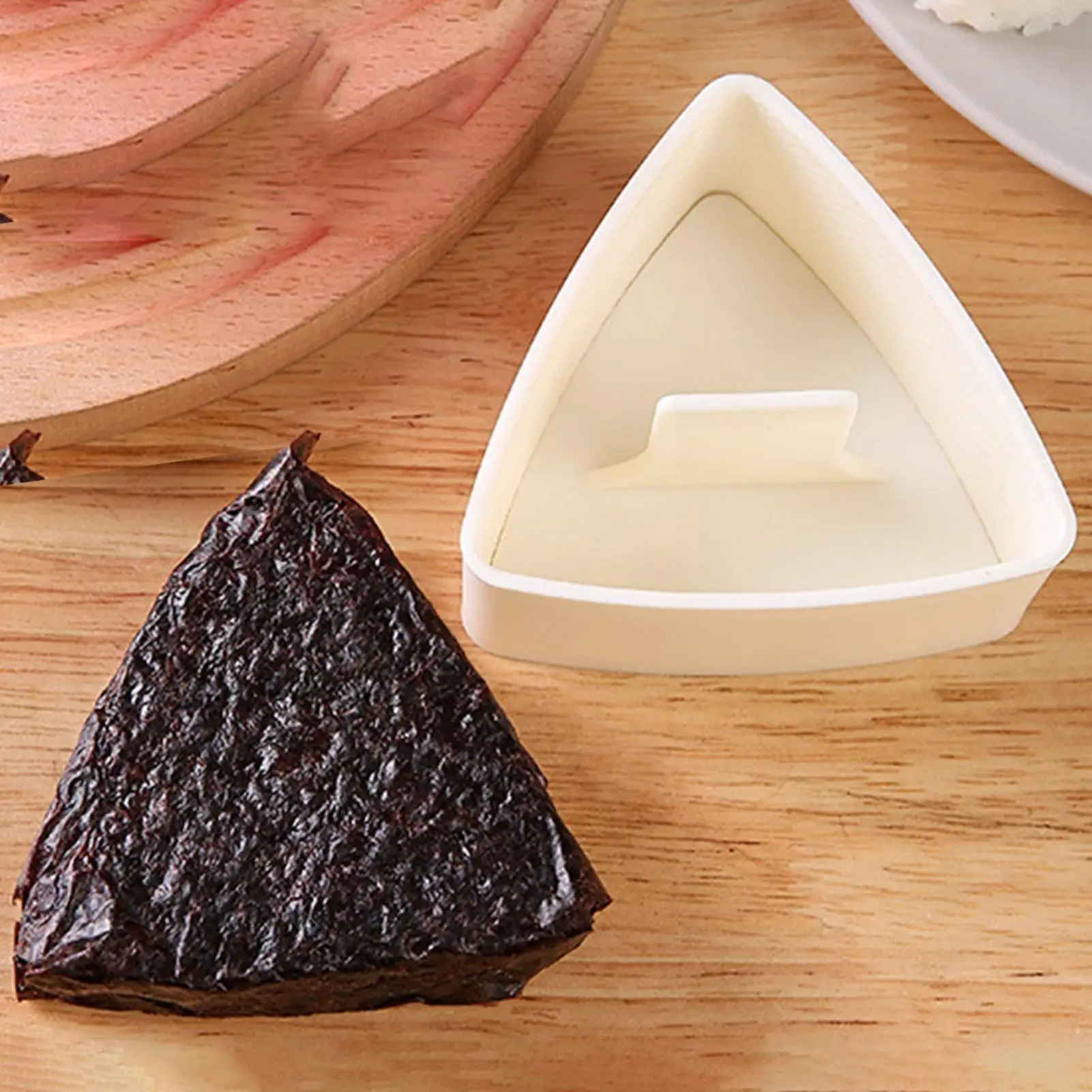 Onigiri-Form für Zuhause, Küche, Lebensmittel, Utensilien für die Küche, Sushi-Presse, praktisch, Japan, DIY, Bento-Zubehör, dreieckige Reiskugel Image