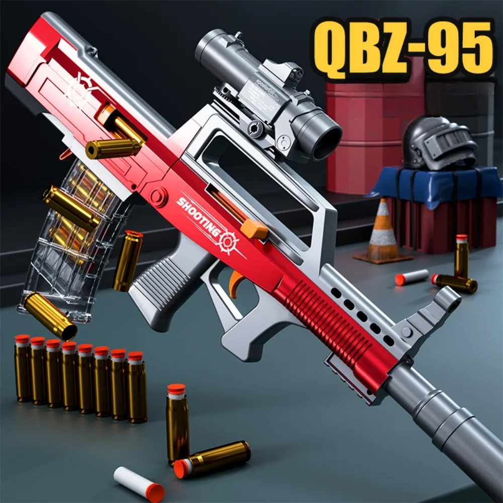 Pistolet jouet à balle molle pour enfants QBZ-95, modèle de fusil d