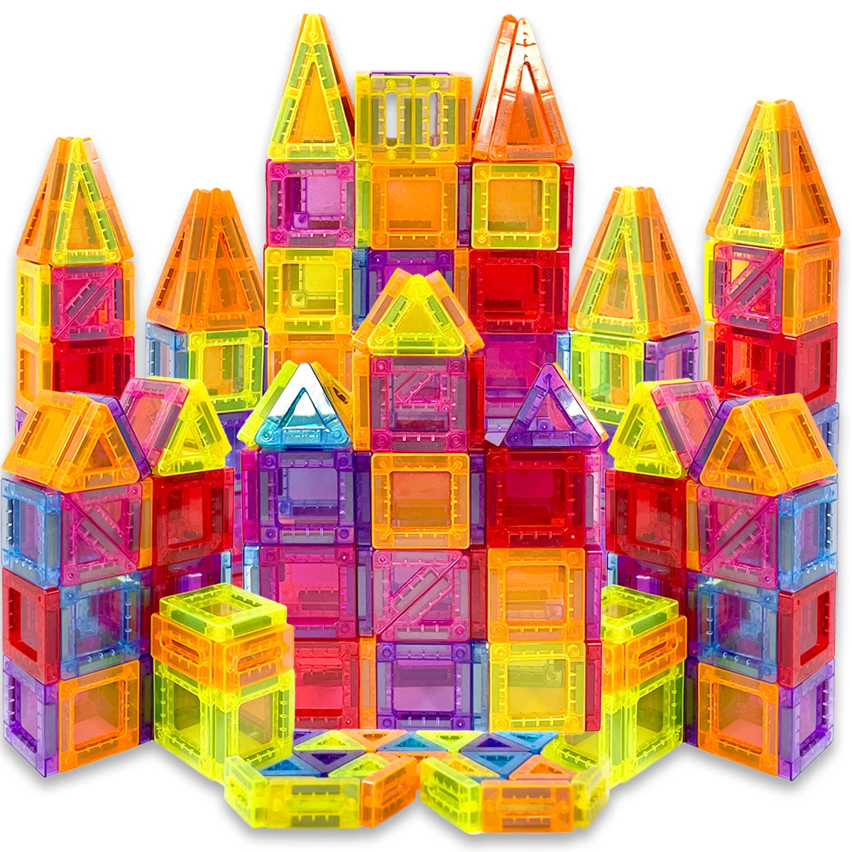 Blocchi magnetici Set di costruzione Mini formato Fai da te Montessori Magneti educativi sensoriali Giocattoli per ragazzi Ragazze Regalo per bambini