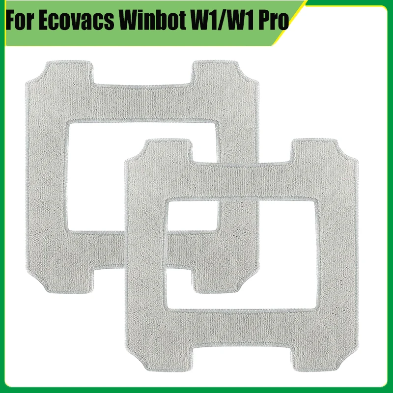 Für Ecovacs Winbot W1 / W1 Pro / W2 / W2 Omni Fensterputzroboter Waschbare Mikrofaser-Dampfmopp-Pads Ersatzzubehör Image