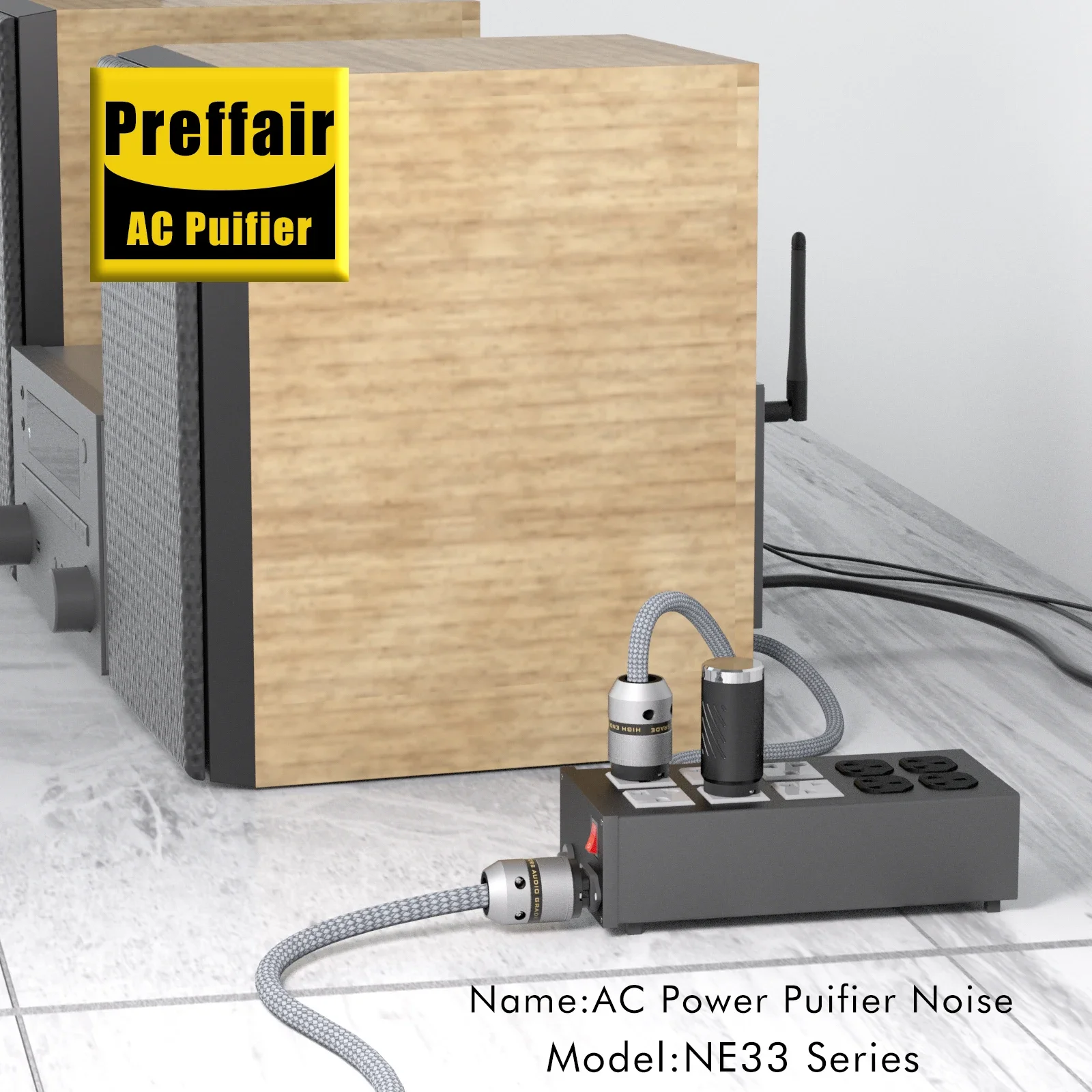 1 stücke Power Noise Absorber Reduzieren Nioise EMI Filter Anti-Donner Wechselstrom Power Filter Anti-störungen Image