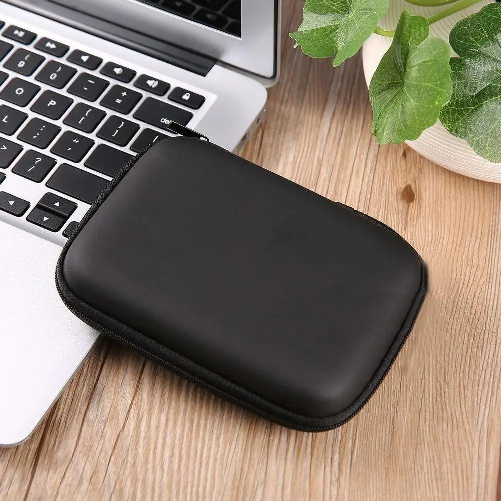 2.5inch Portable Storage Bag EVA Multi-functional Light Weight Travel Storage Bag Pouch For Earphone Hard Drive Data Cable