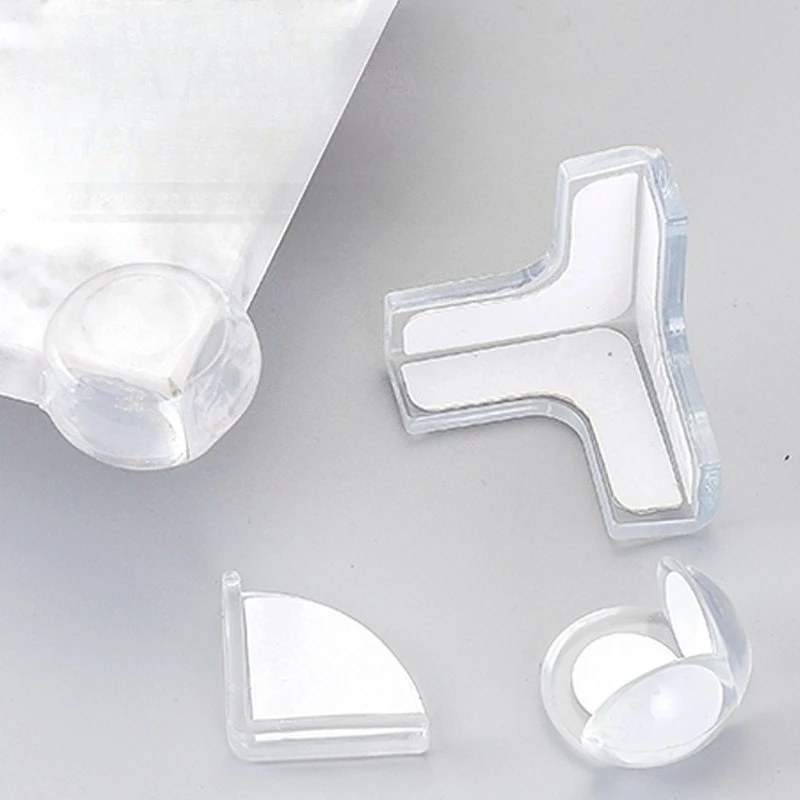 Weiche Antikollisionskante, transparent, Antikollisions-Couchtisch, Möbel, Eckenschutz, weiche Eckummantelung, Wohnzimmer-Dekoration Image