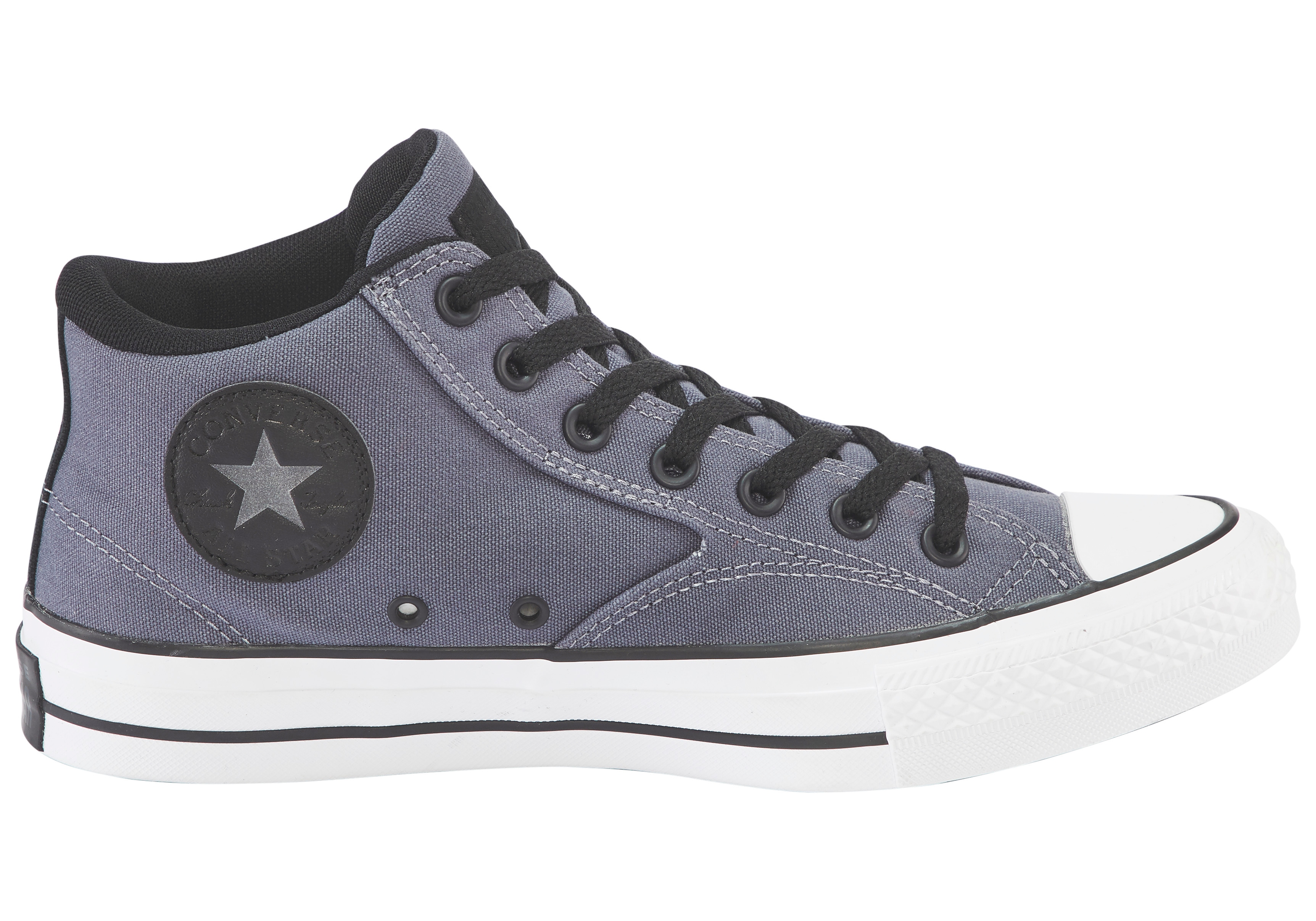 Sneaker CONVERSE "CHUCK TAYLOR ALL STAR MALDEN STREET", Herren, Gr. 45, cold stare, schwarz, weiß, Textil, Schuhe Sneaker, weite Passform