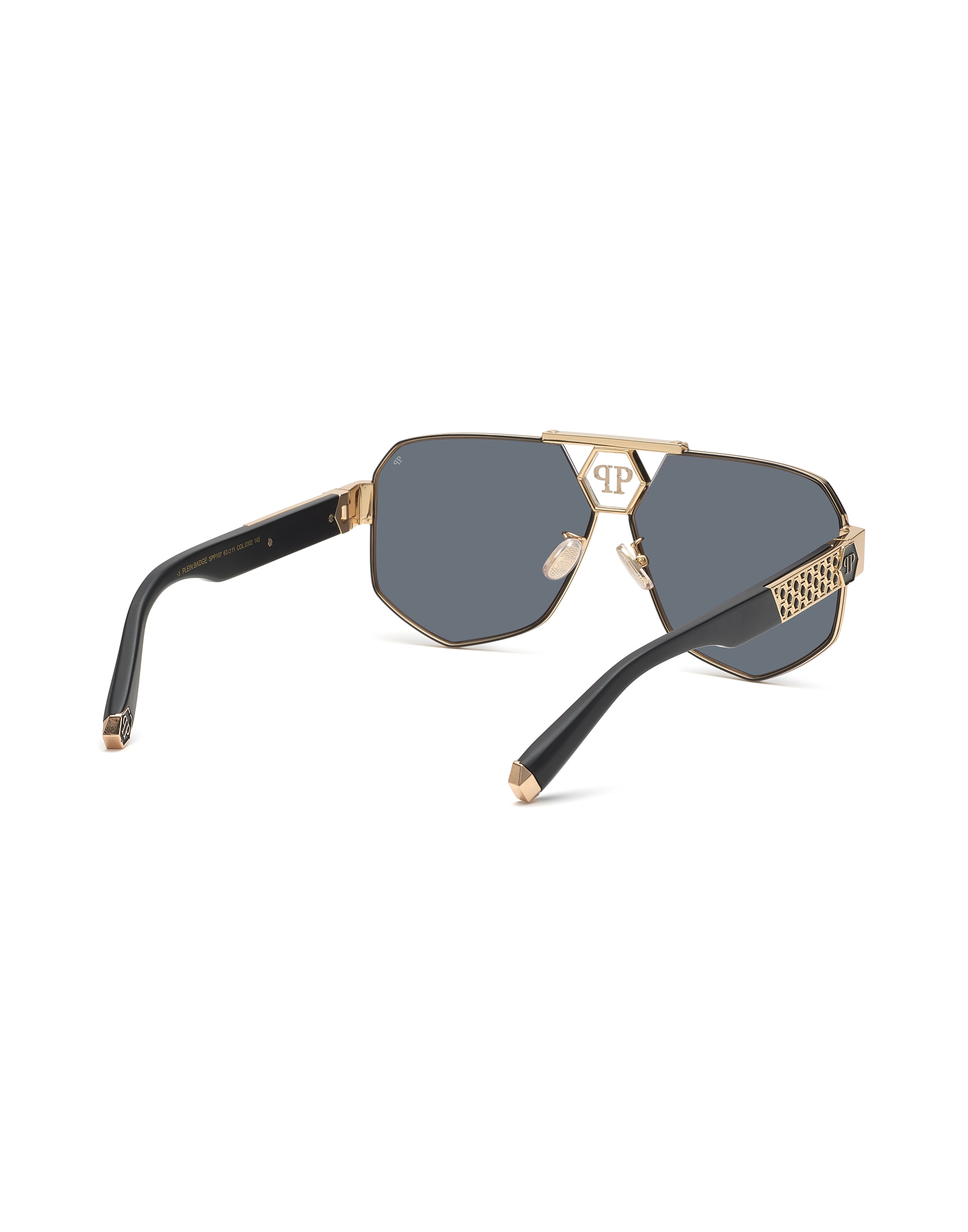 Sonnenbrille PHILIPP PLEIN "Badge", Damen, 0294, schwarz, lightgold, Sonnenbrillen Image