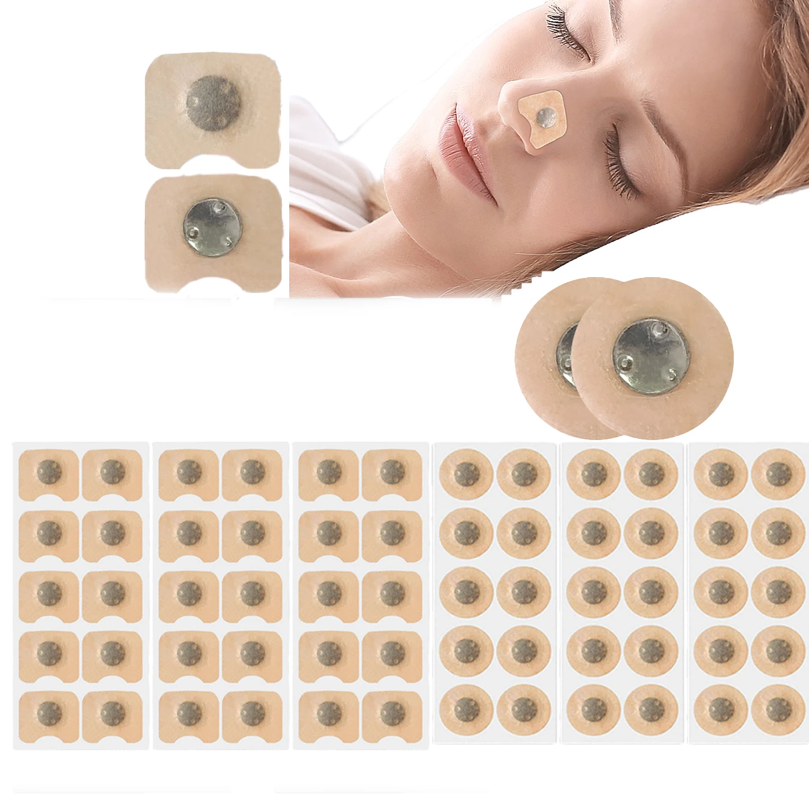 90 pcs Nose Strips Pack Of Anti-Snoring Nose Strips Magnetic Nose Strips Intake Breathing Nasal Strip For Busines