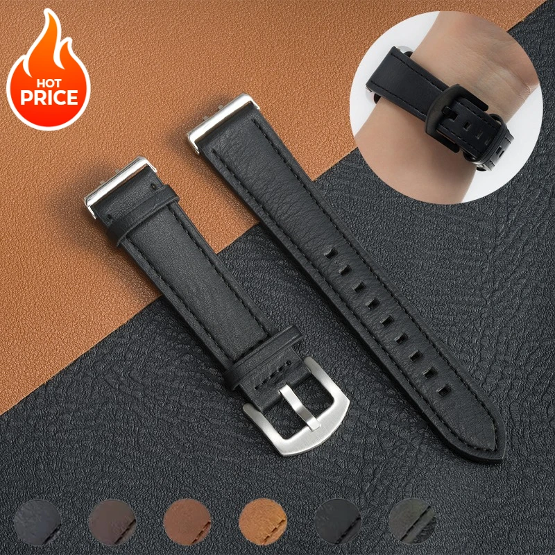 Modisches Lederarmband für Samsung Galaxy Fit 3. Uhrenarmband-Zubehör. Ersetzen Sie das Gürtelarmband für das Galaxy Fit 3-Armband Correas Image