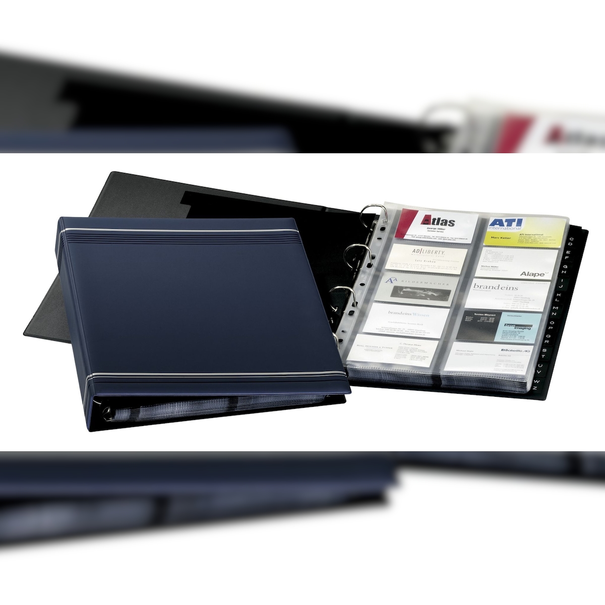 Visitenkartenringbuch A4 d bl VISIFIX für 400 Karten Image